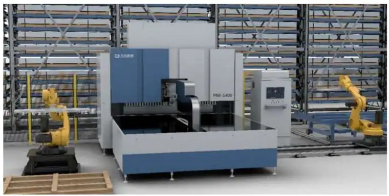 CNC panel bender machine for electrical panels and enclosures